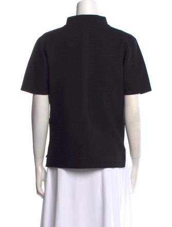 CFCL Mock Neck Short Sleeve Sweatshirt