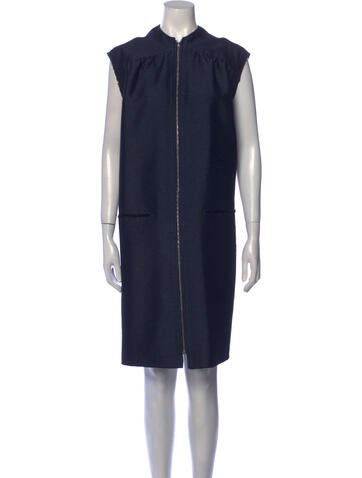 CF. Goldman Dresses Mock Neck Knee-Length Dress XS