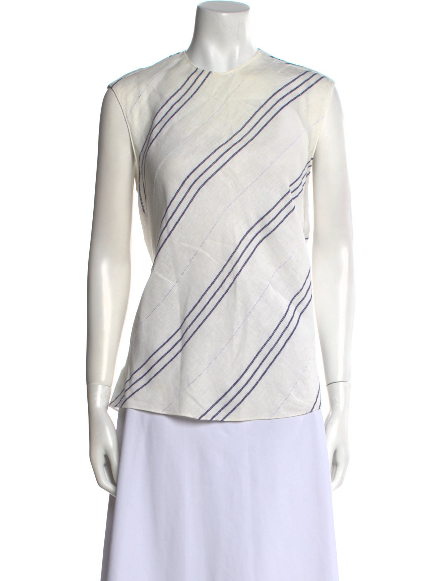 CF. Goldman Linen Striped Top