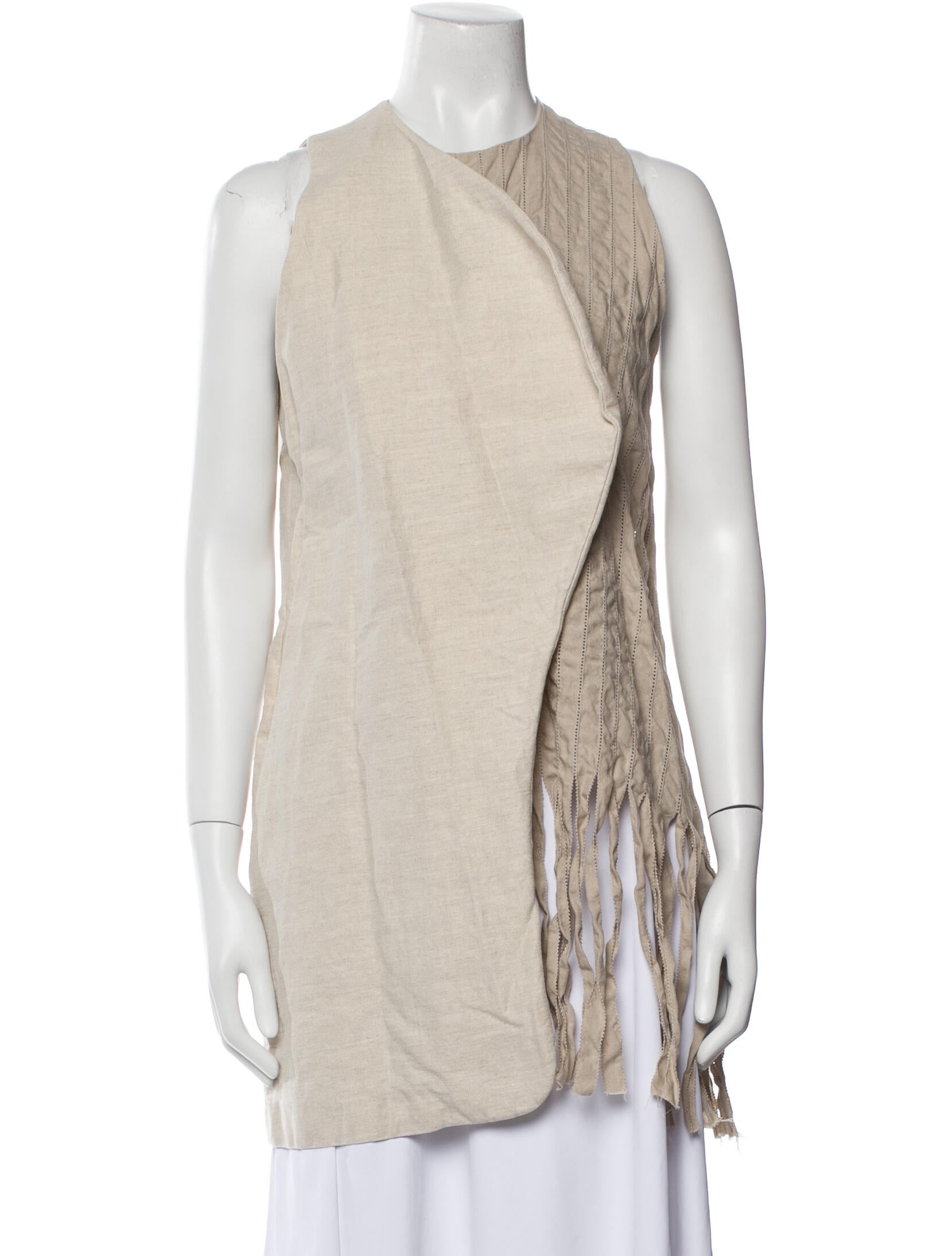 CF. Goldman Crew Neck Sleeveless Tunic