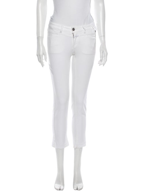 Closed Low-Rise Straight Leg Jeans w/ Tags White