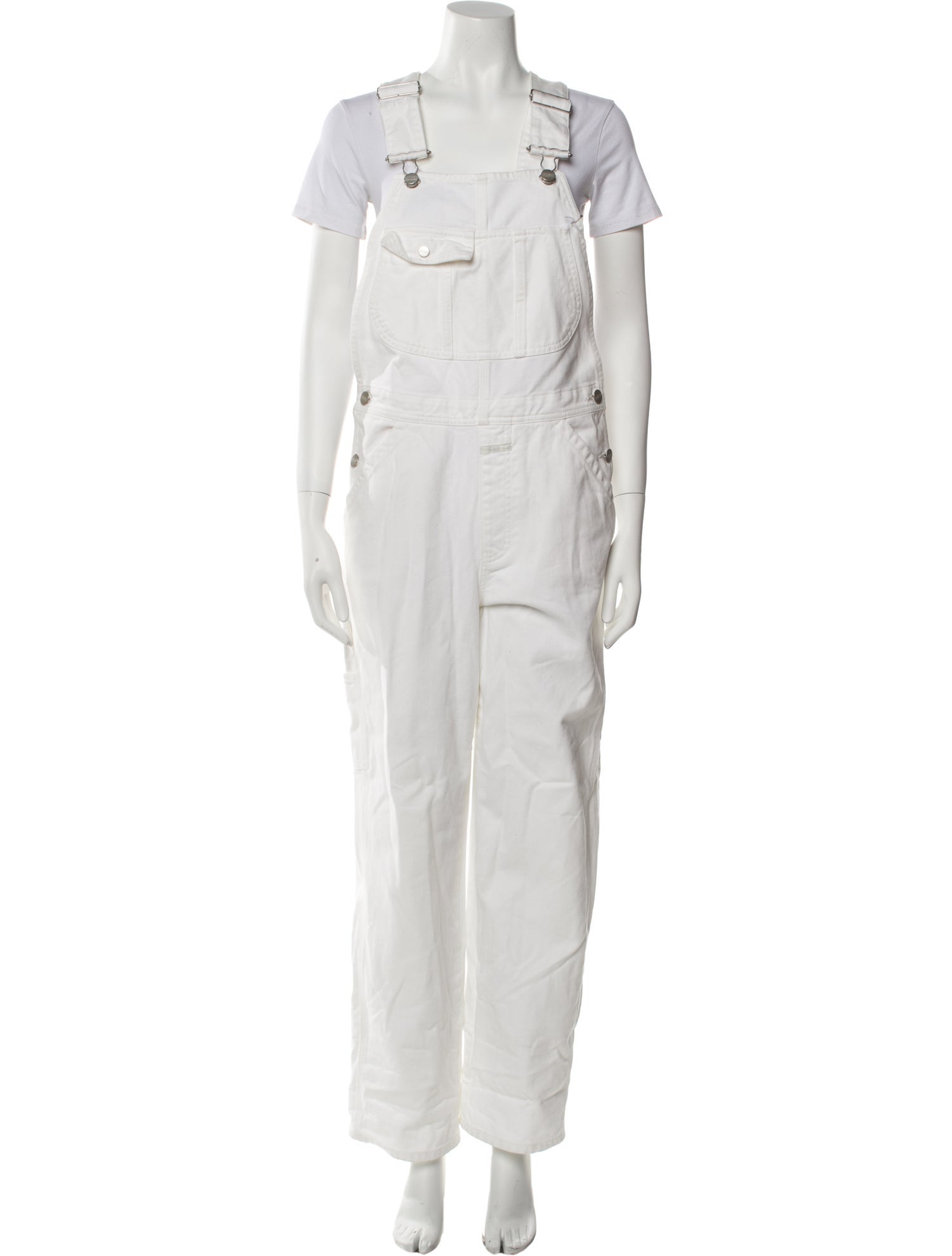 Closed Square Neckline Jumpsuit