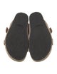 Closed Suede Slides