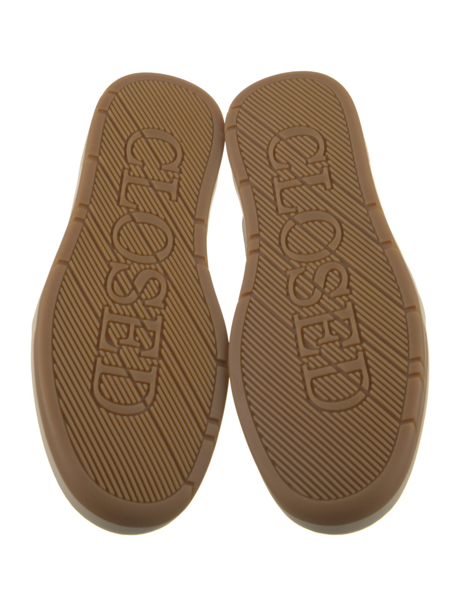 Closed Leather Printed Sneakers