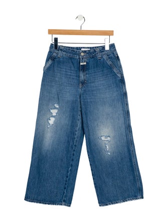 Closed Mid-Rise Wide Leg Jeans