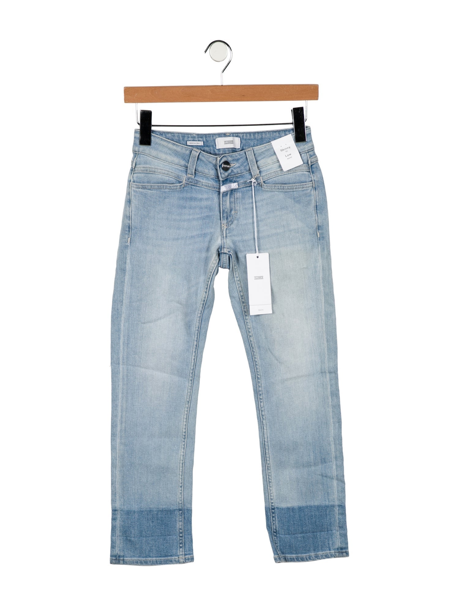 Closed Low-Rise Straight Leg Jeans