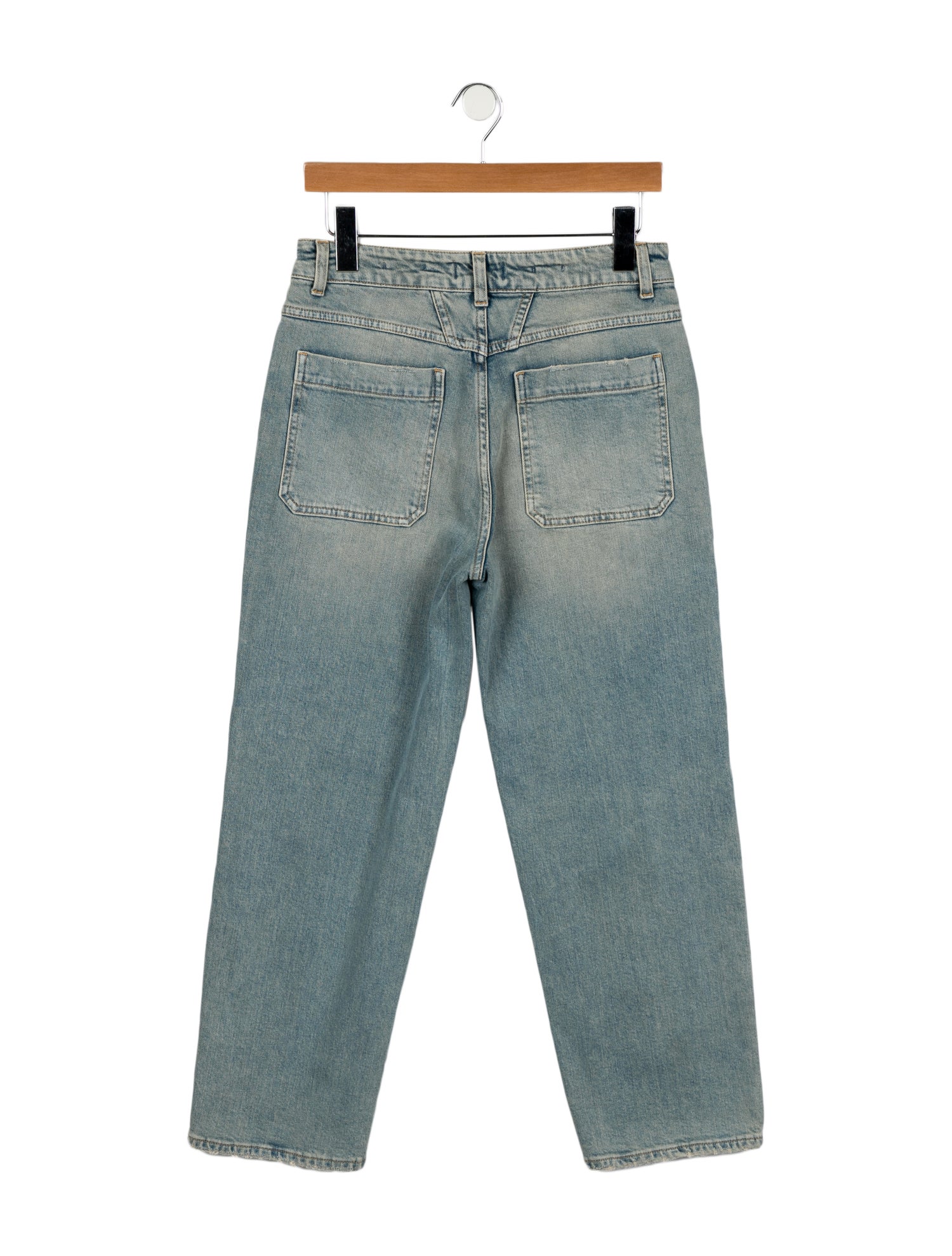 Closed High-Rise Straight Leg Jeans