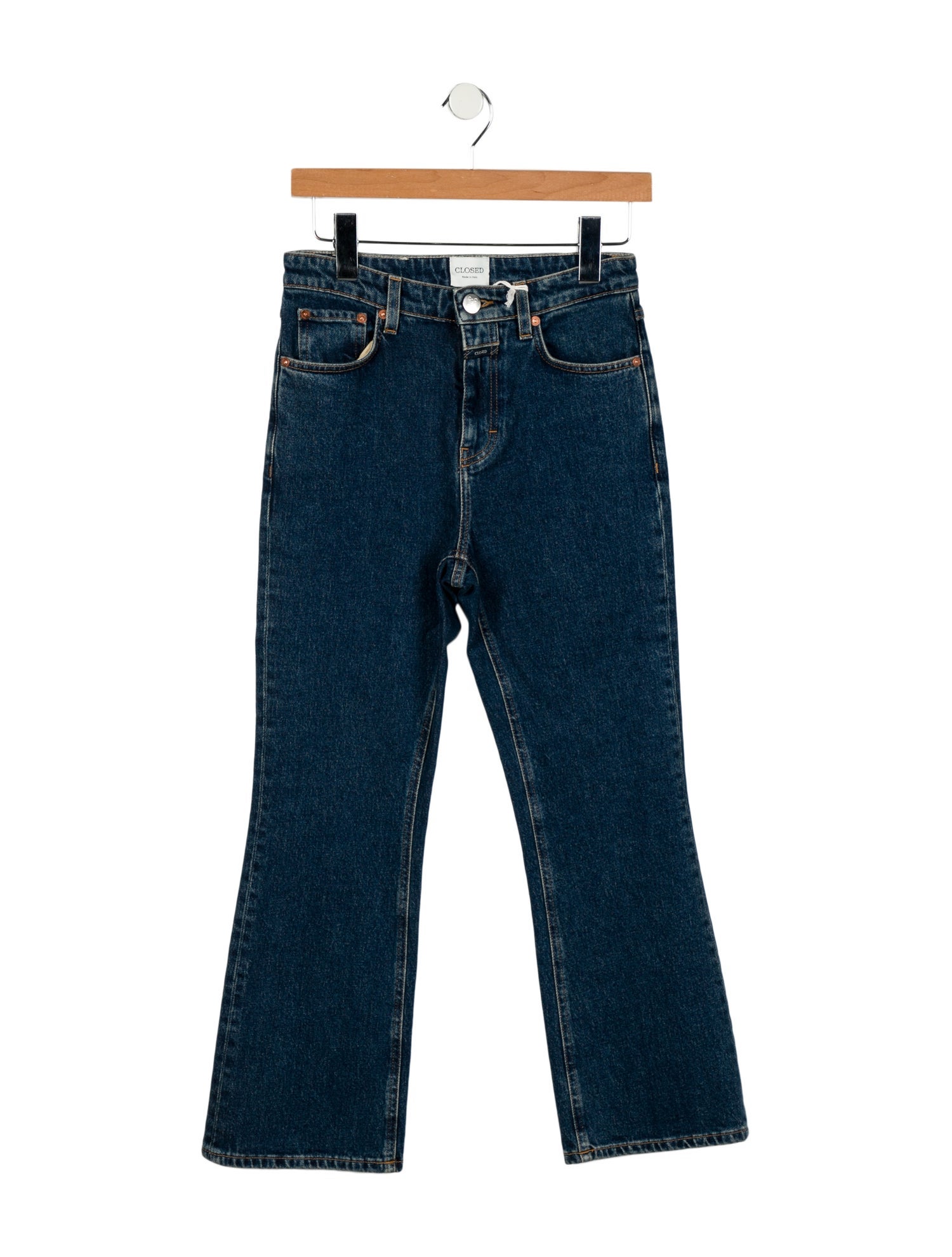 Closed Mid-Rise Straight Leg Jeans - Blue, 9.5