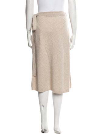 Closed Wool Midi Length Skirt