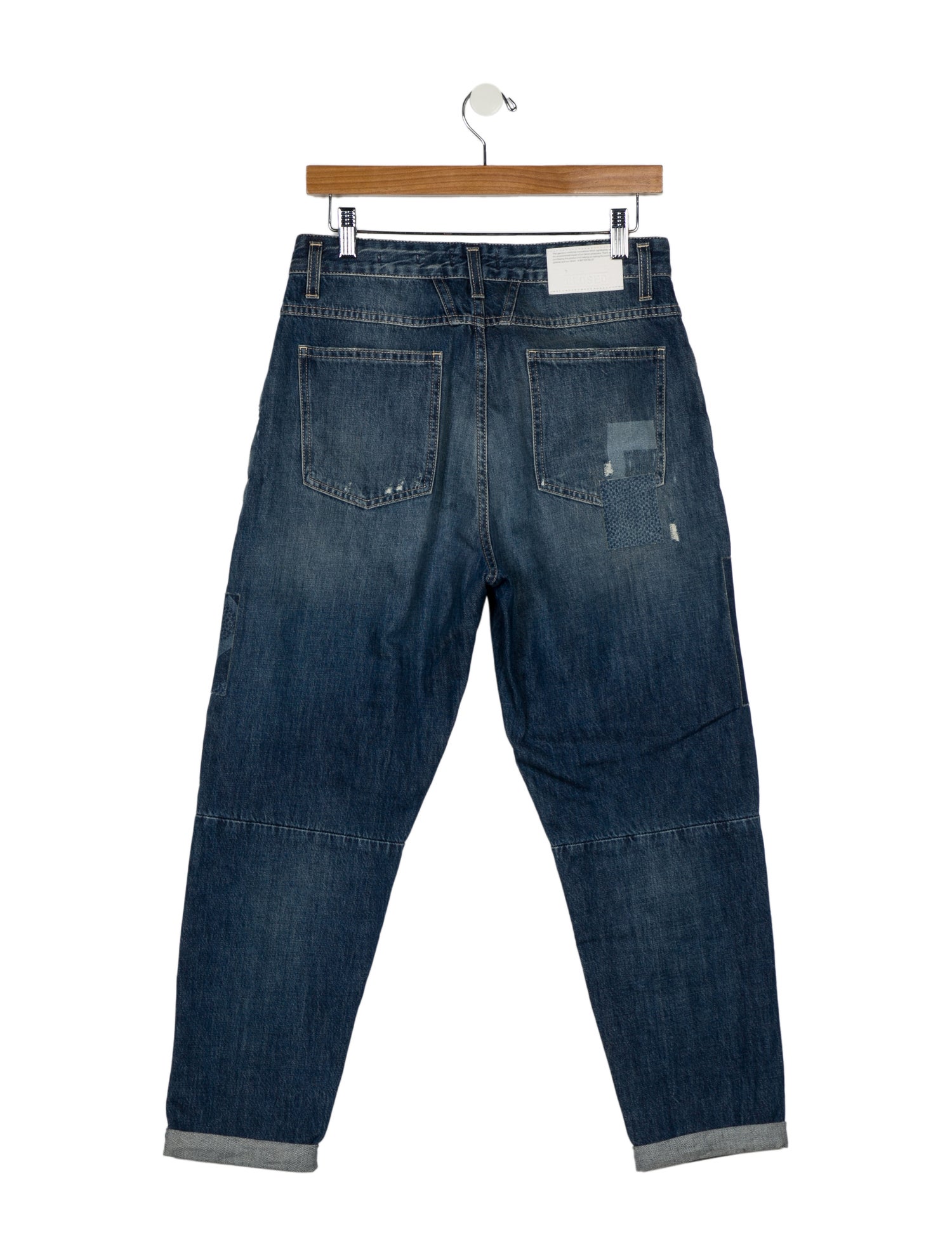 Closed High-Rise Straight Leg Jeans