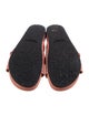 Closed Leather Braided Accents Slides