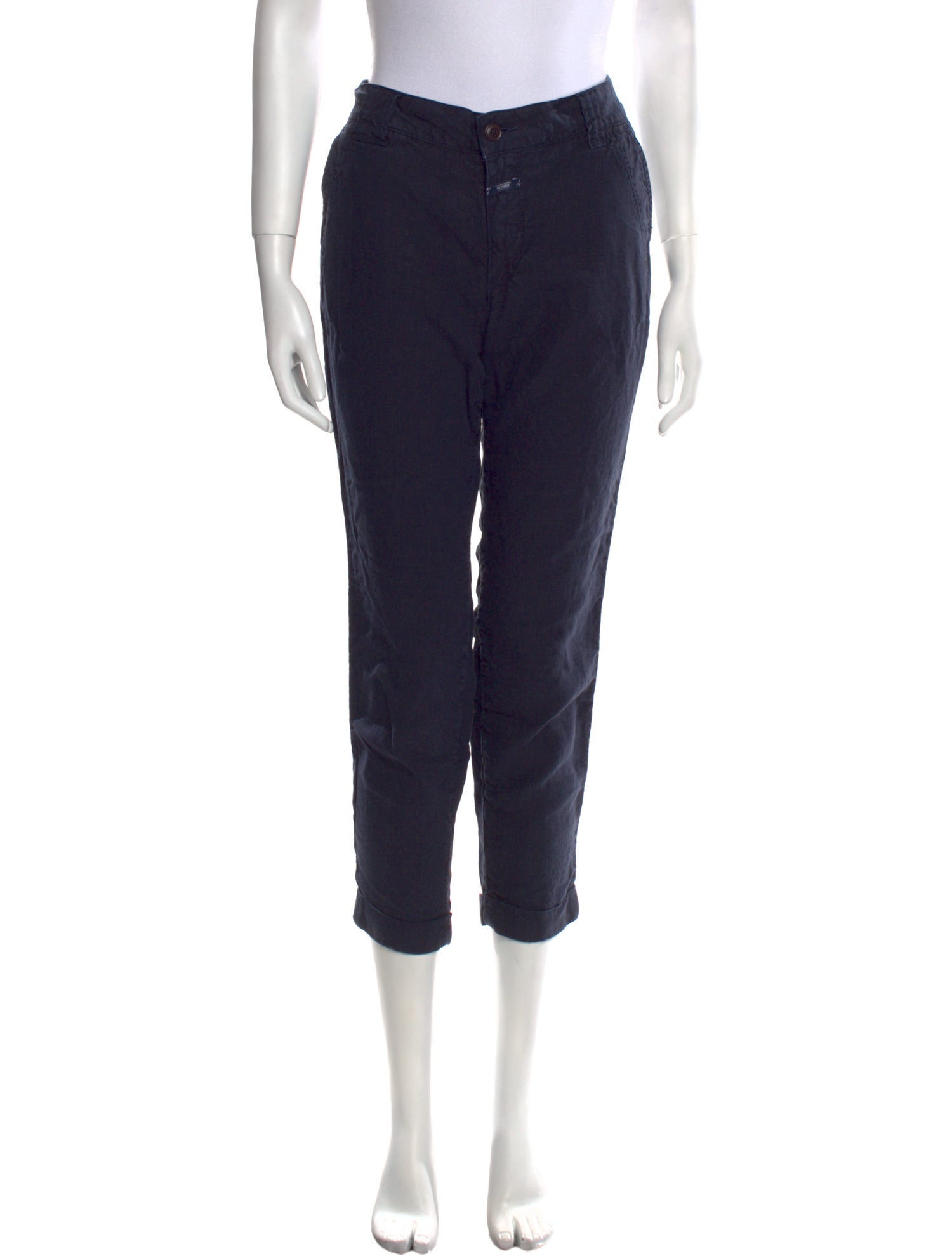 Closed Linen Skinny Leg Pants