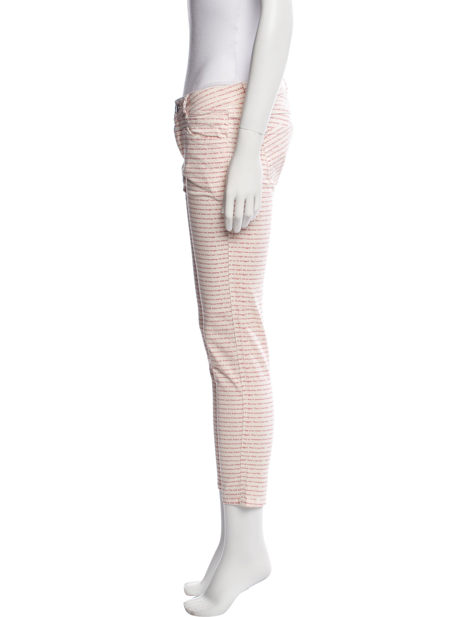 Closed Printed Skinny Leg Pants