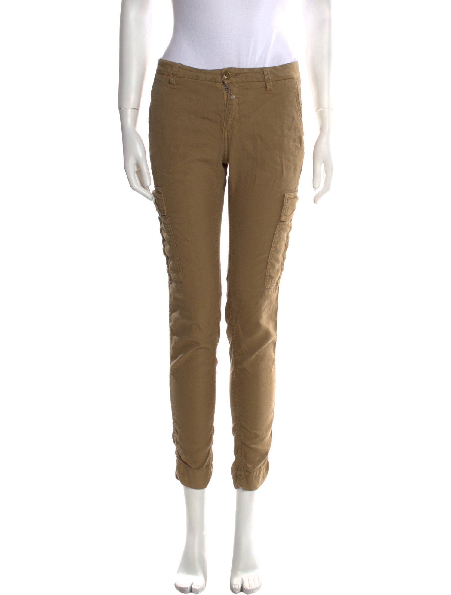 Closed Linen Skinny Leg Pants