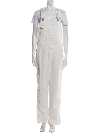 Closed Square Neckline Jumpsuit