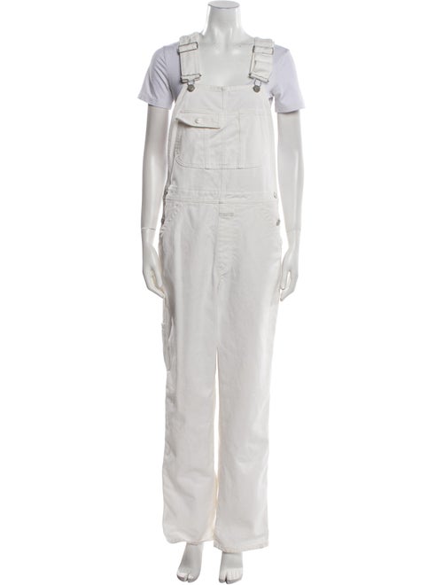 Closed Square Neckline Jumpsuit