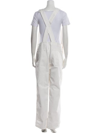 Closed Square Neckline Jumpsuit