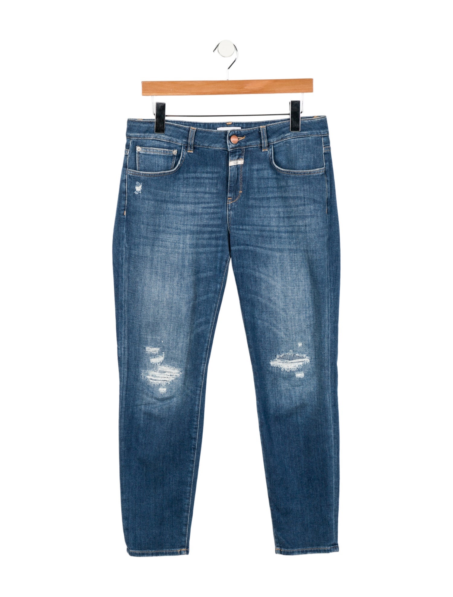 Closed Mid-Rise Straight Leg Jeans