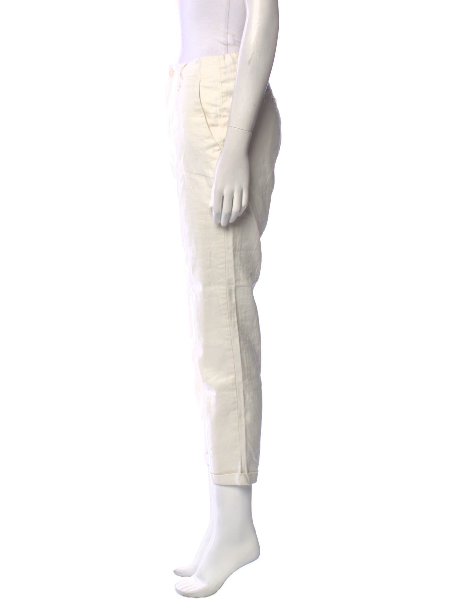 Closed Linen Straight Leg Pants