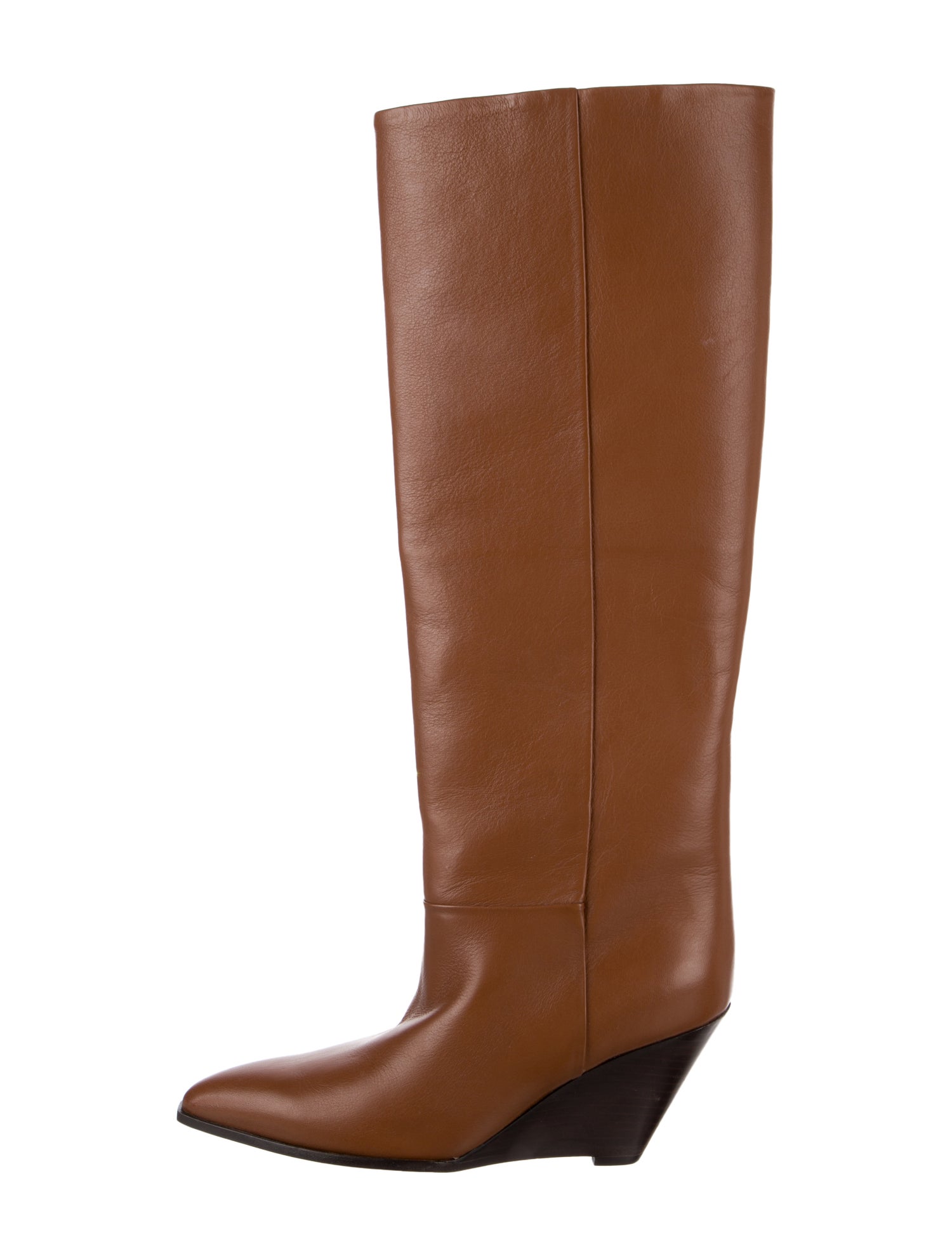Closed Leather Riding Boots