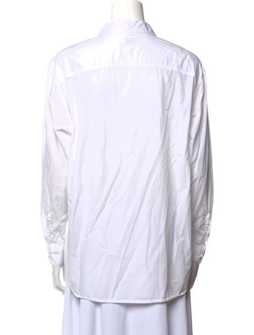 Closed Long Sleeve Button-Up Top