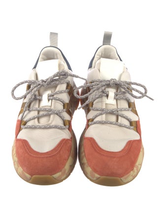 Closed Canvas Printed Athletic Sneakers