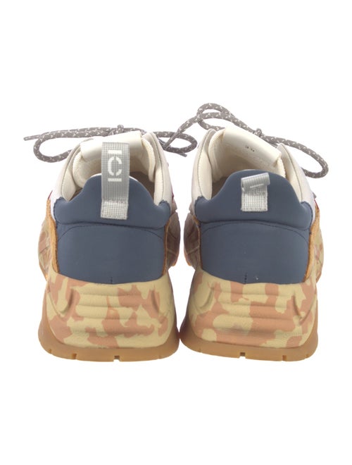 Closed Canvas Printed Athletic Sneakers