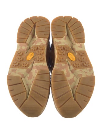 Closed Canvas Printed Athletic Sneakers