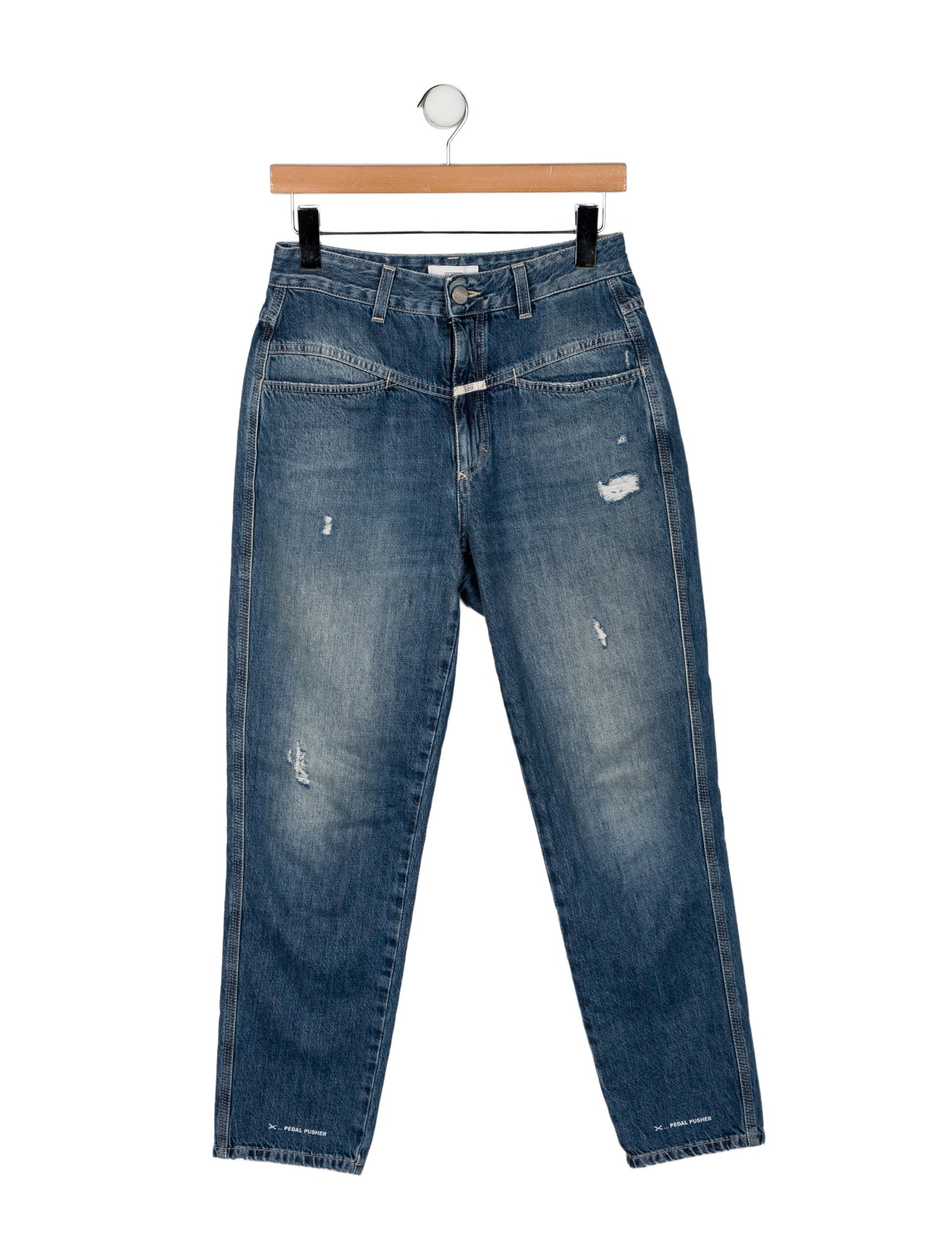 Closed High-Rise Straight Leg Jeans