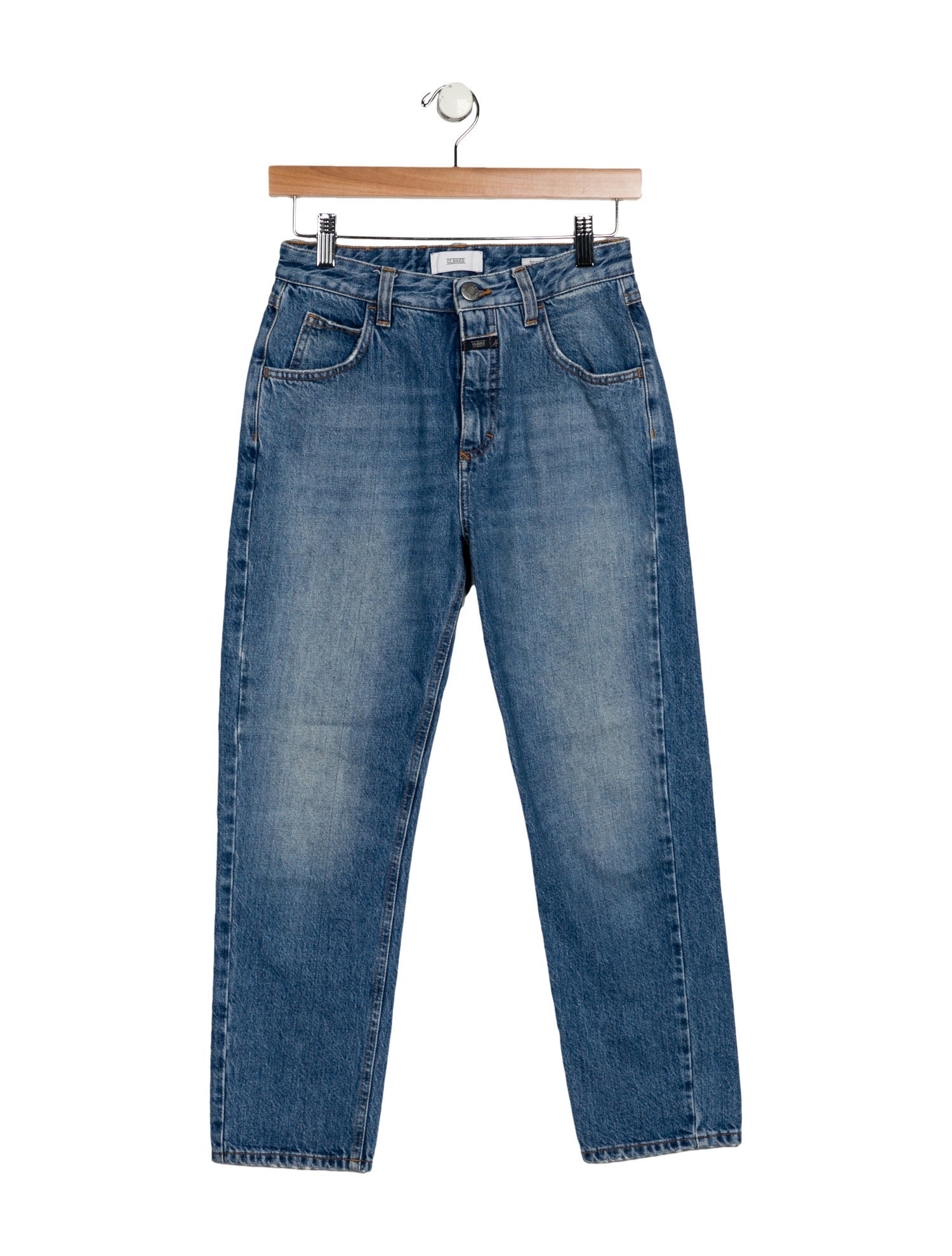 Closed Mid-Rise Straight Leg Jeans