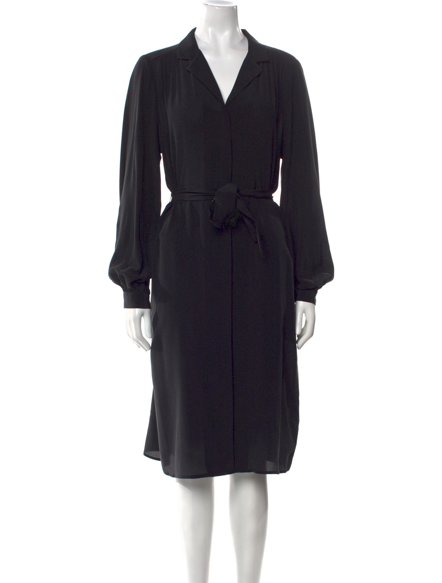Closed Silk Midi Length Dress w/ Tags