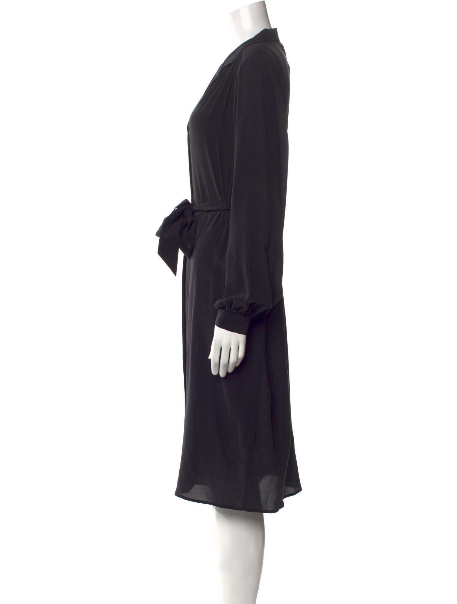 Closed Silk Midi Length Dress w/ Tags