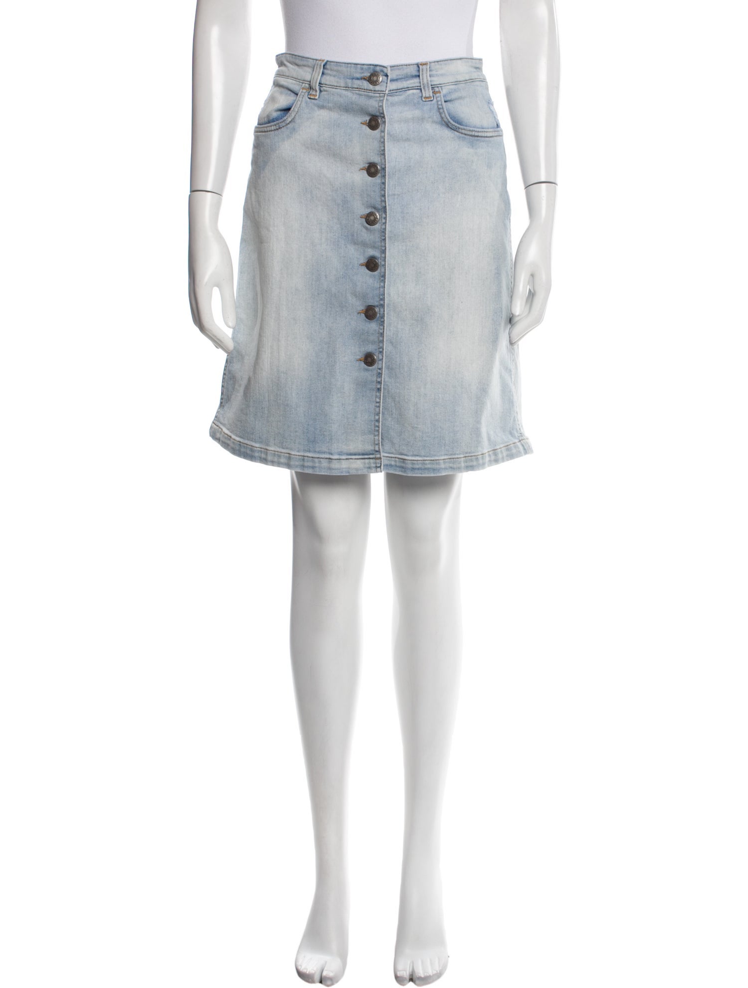 Closed Knee-Length Skirt