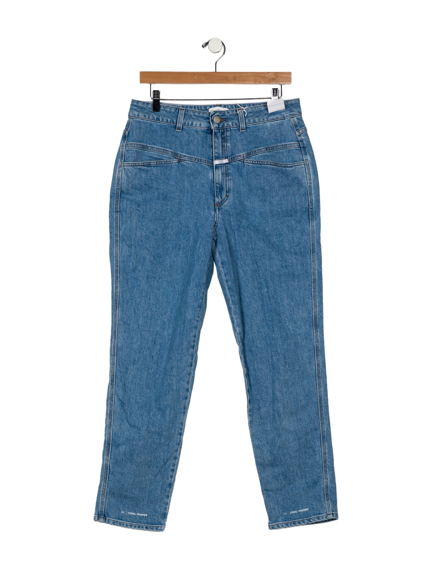 Closed High-Rise Straight Leg Jeans