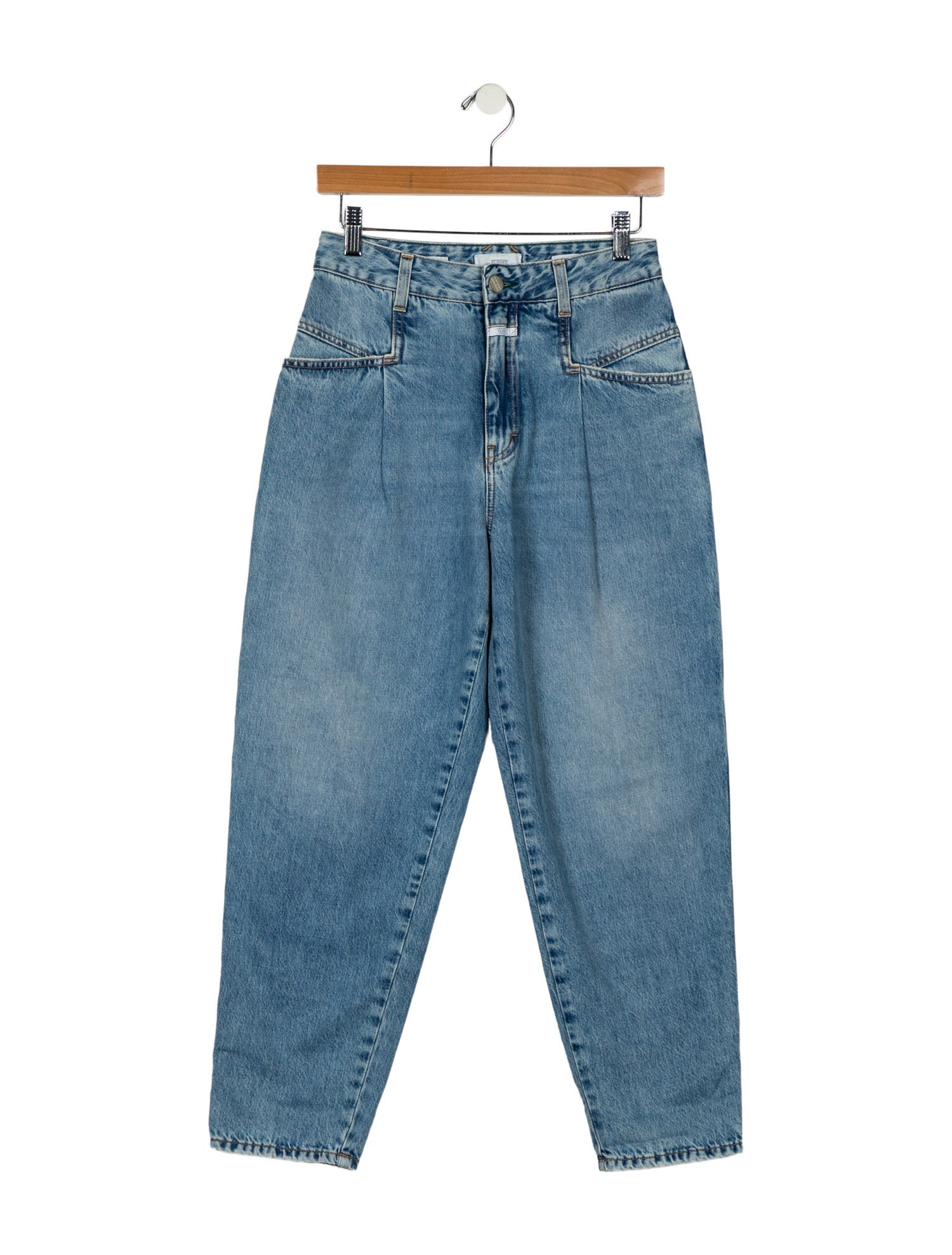 Closed High-Rise Straight Leg Jeans