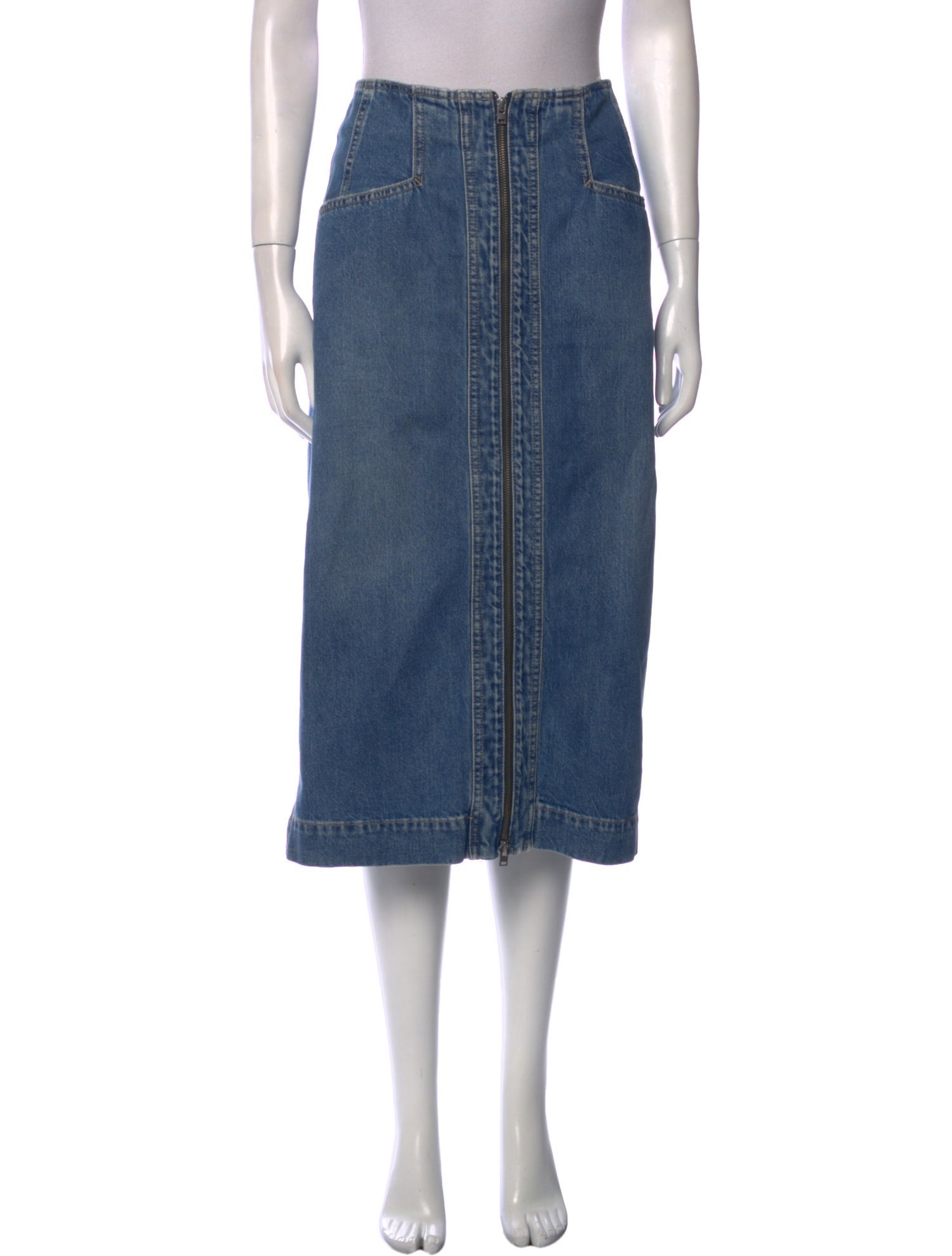 Closed Knee-Length Skirt