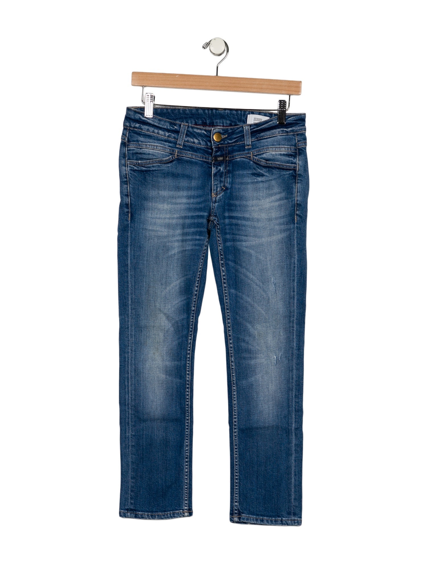 Closed Mid-Rise Straight Leg Jeans