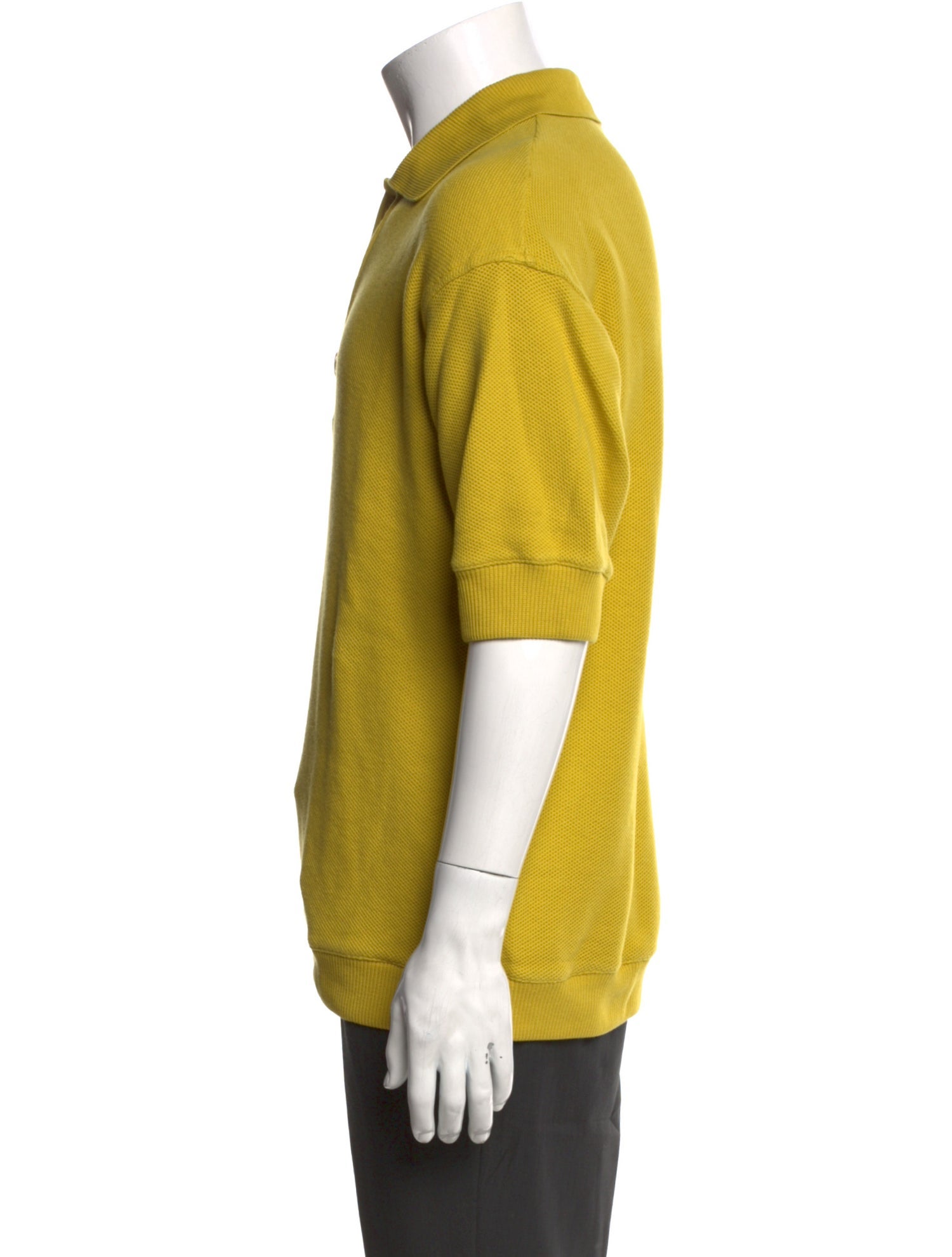 Closed Collar Short Sleeve Polo Shirt