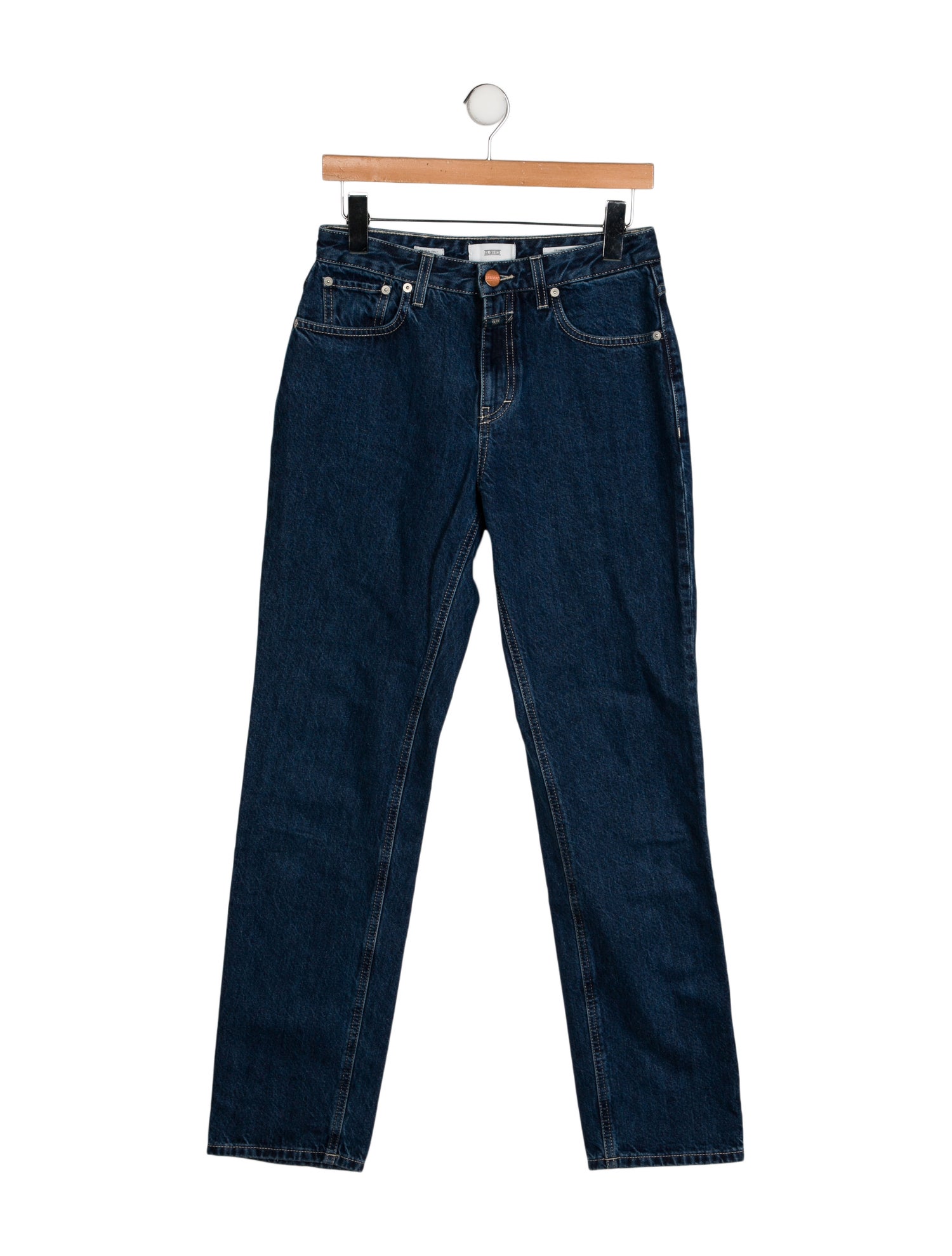 Closed Mid-Rise Straight Leg Jeans