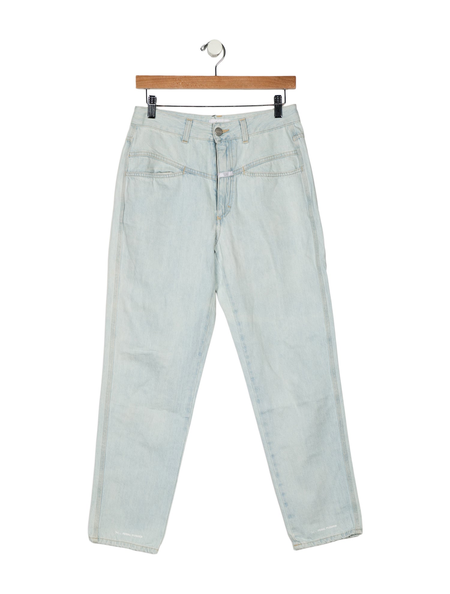 Closed High-Rise Straight Leg Jeans