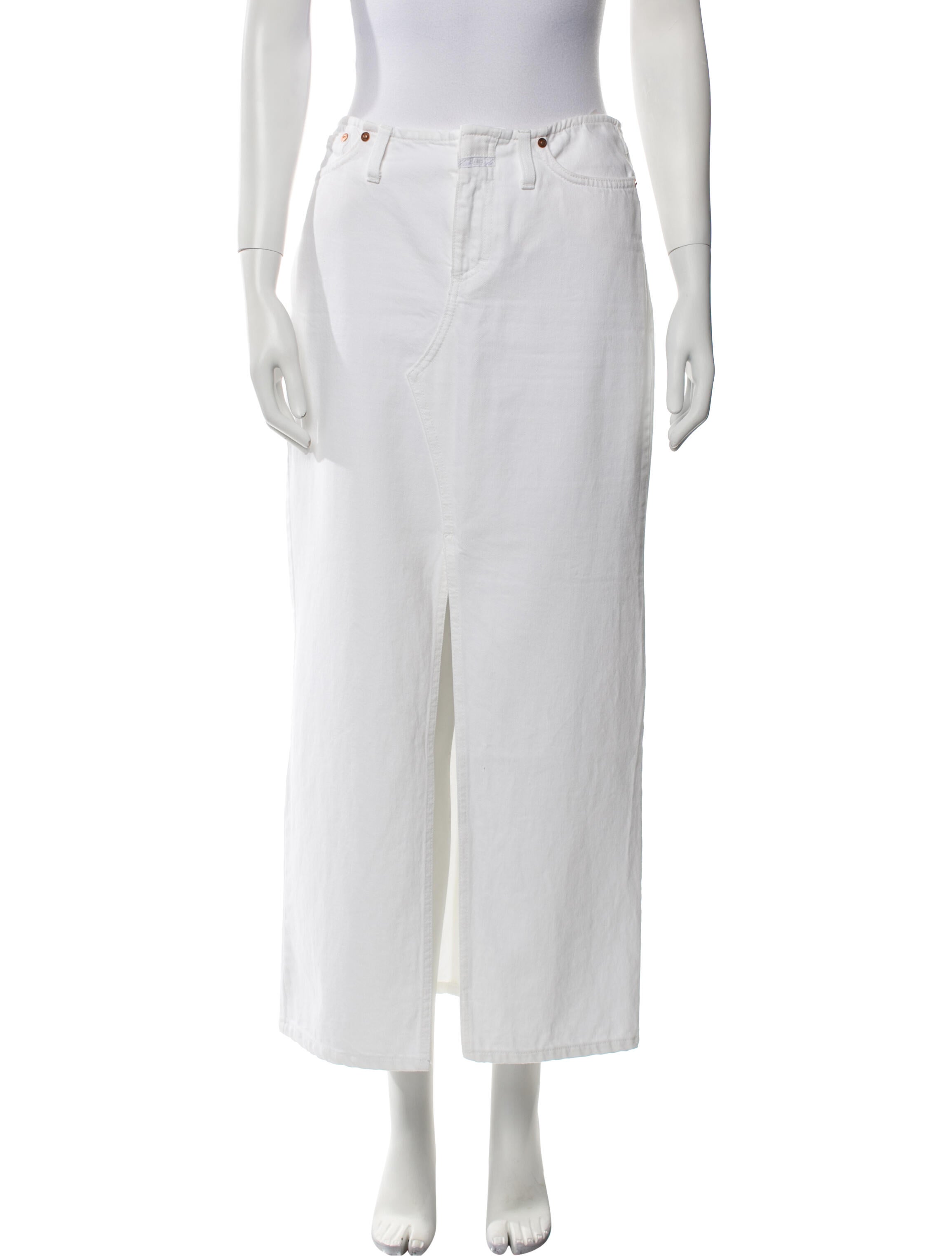 Closed Midi Length Skirt