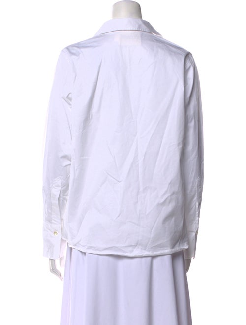 Closed Long Sleeve Button-Up Top