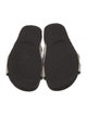Closed Leather Slides