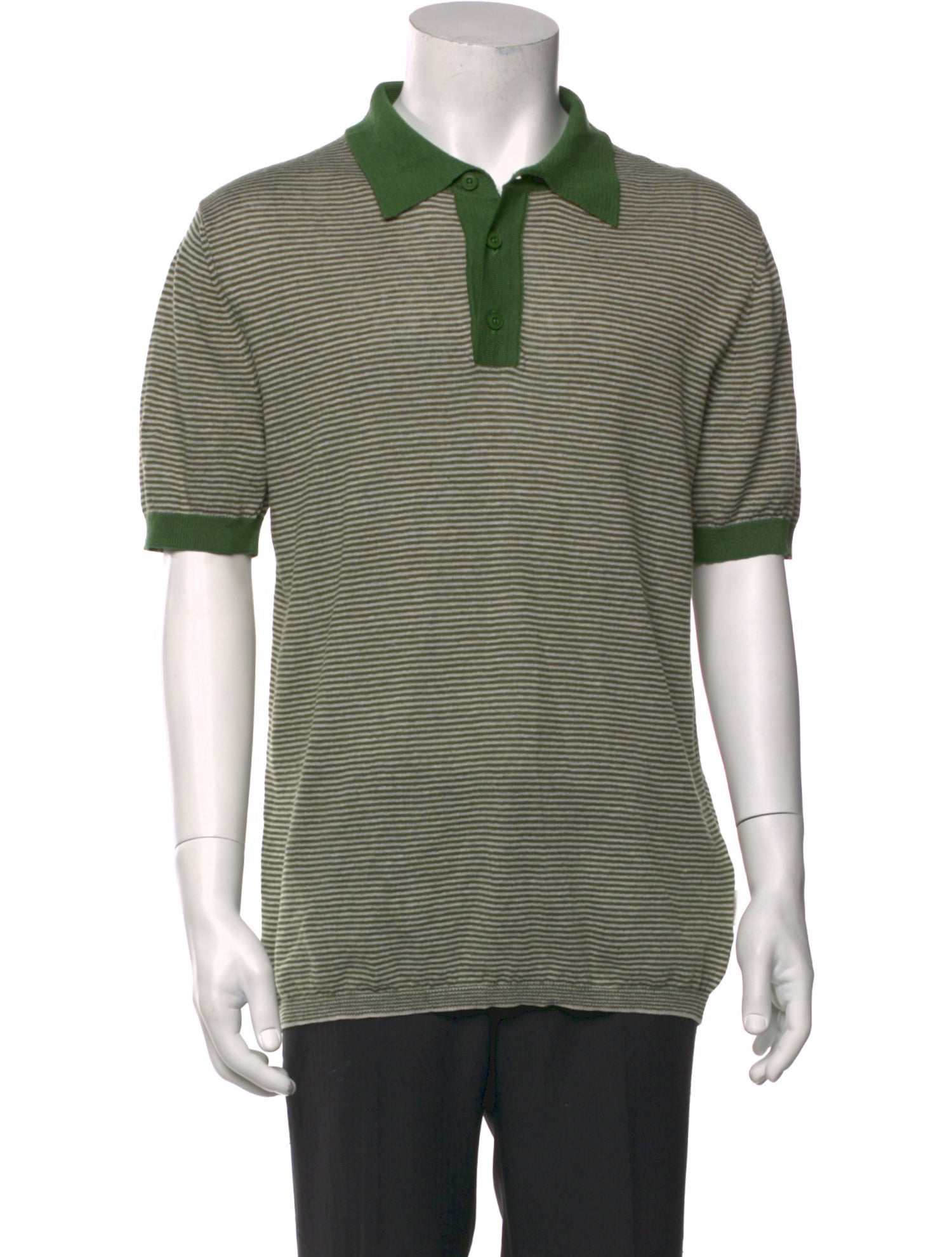 Closed Linen Striped Polo Shirt