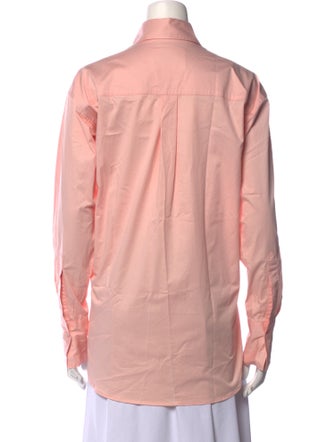Closed Long Sleeve Button-Up Top