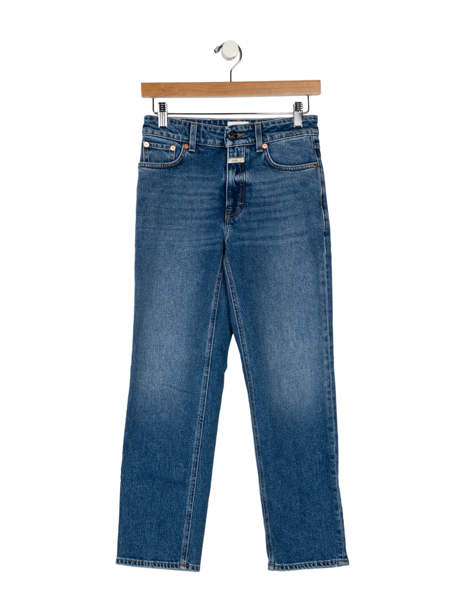 Closed Mid-Rise Straight Leg Jeans