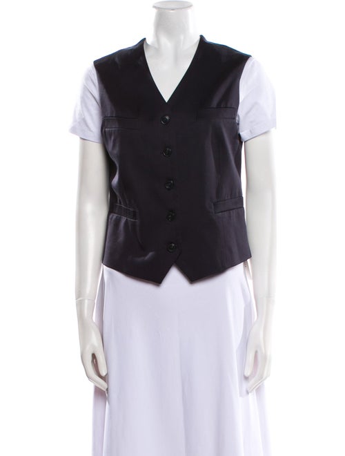 Closed Colorblock Pattern Vest