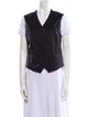 Closed Colorblock Pattern Vest