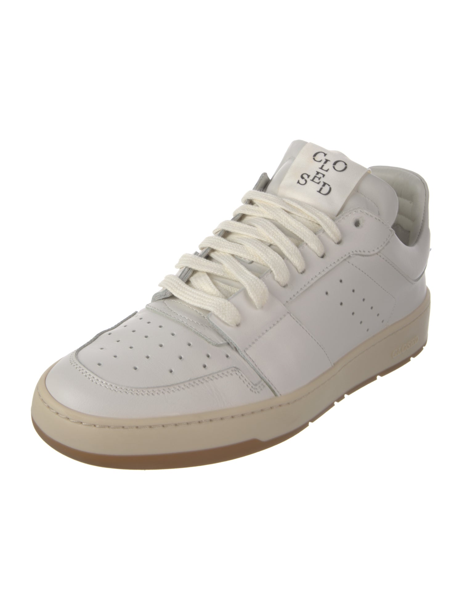 Closed Leather Sneakers