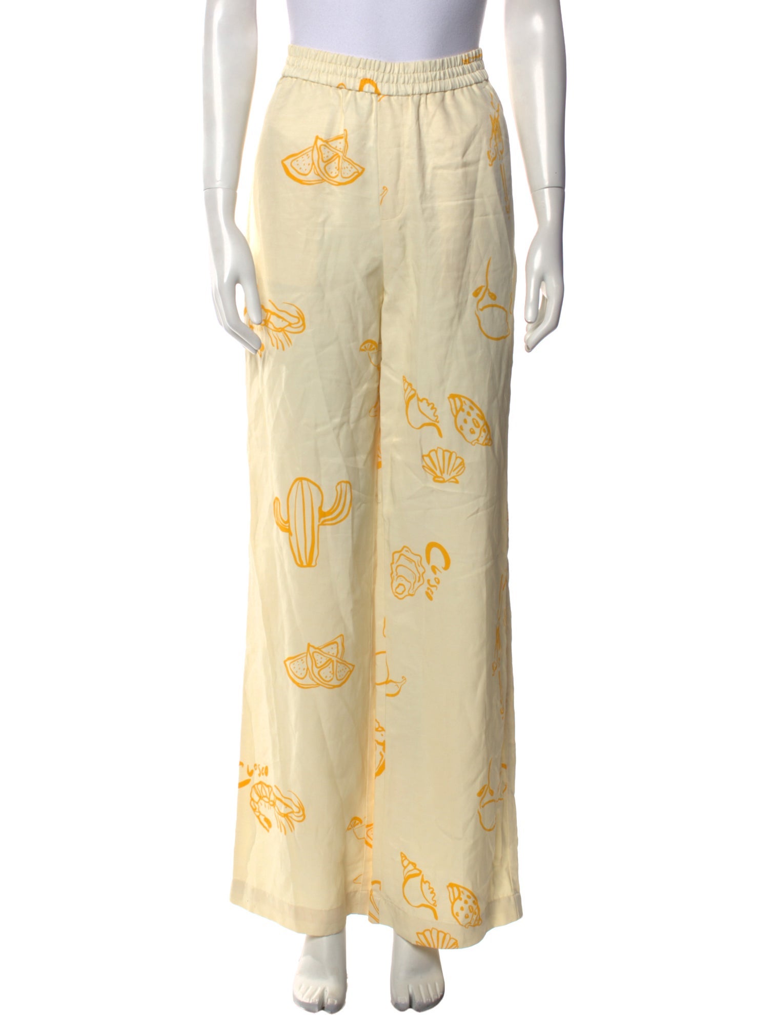 Closed Printed Wide Leg Pants